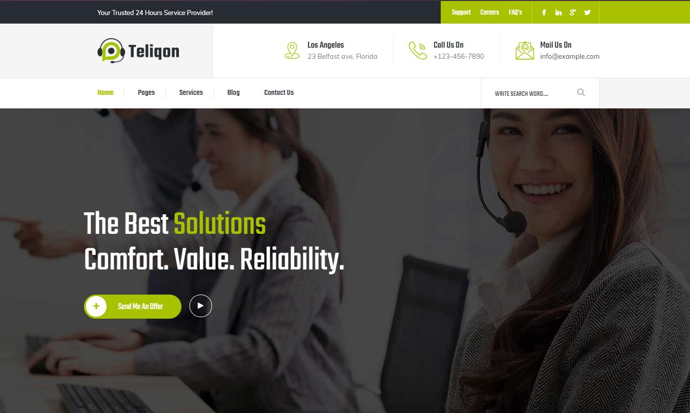 營(yíng)銷型英文網(wǎng)站